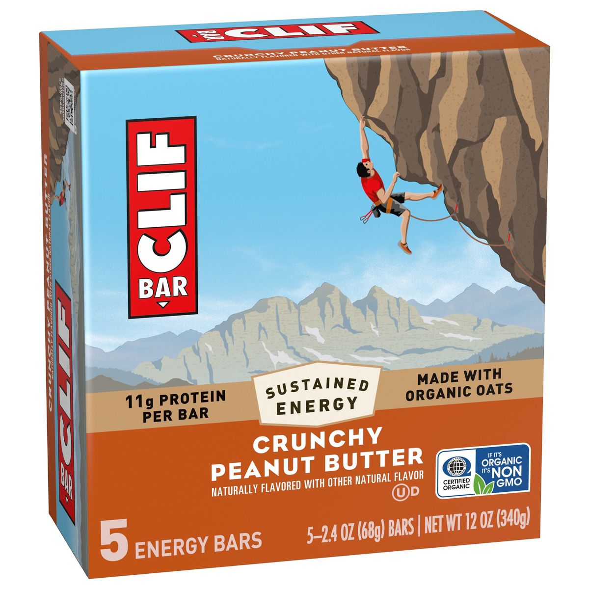 CLIF Bar Barritas Energéticas Crujientes de Cacahuate - Imagen 9
