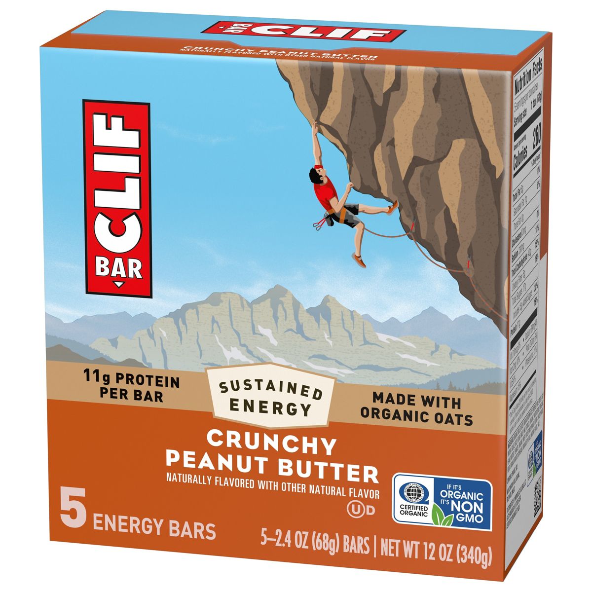 CLIF Bar Barritas Energéticas Crujientes de Cacahuate - Imagen 10