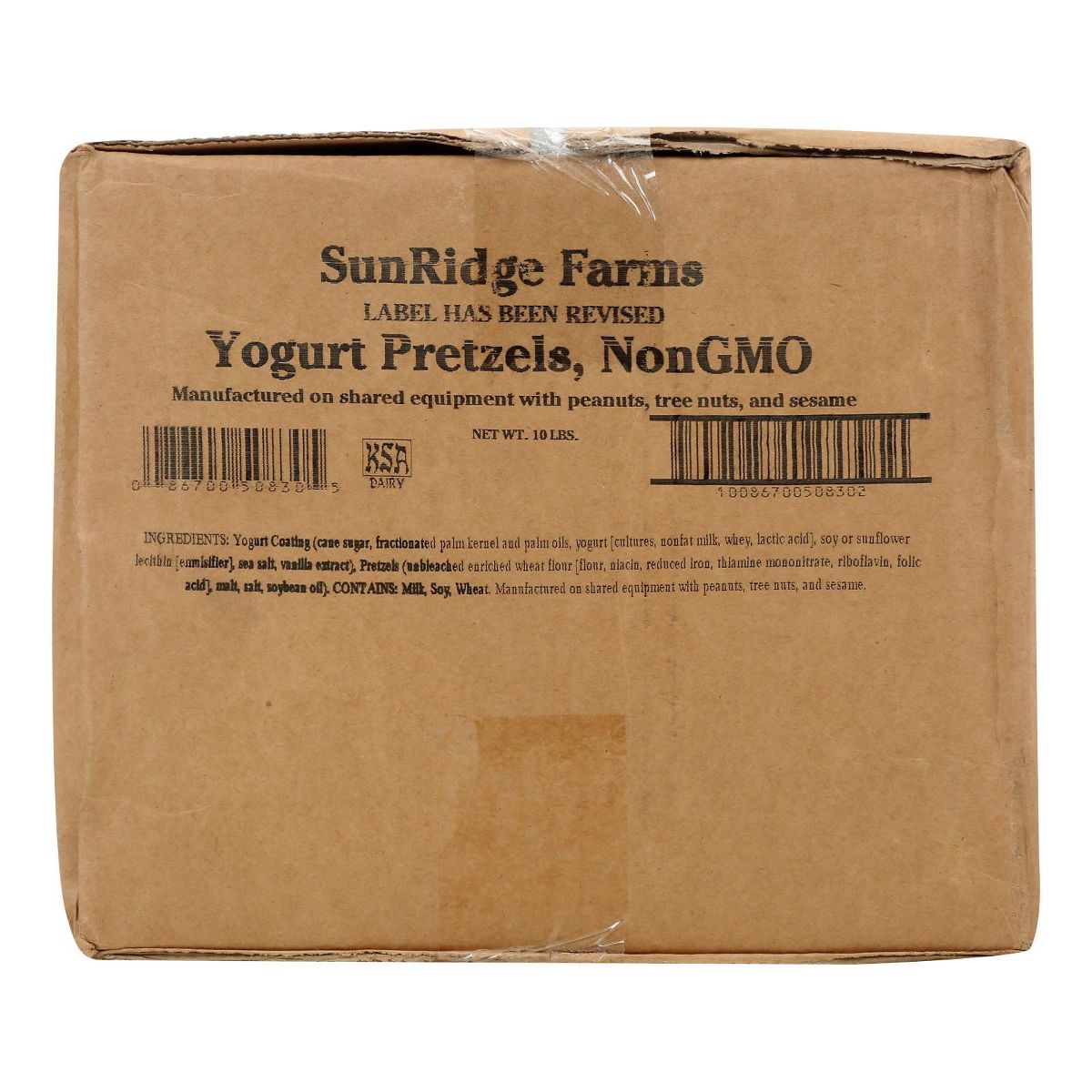 Sunridge Farms Pretzels Cubiertos de Yogur - 10 lb