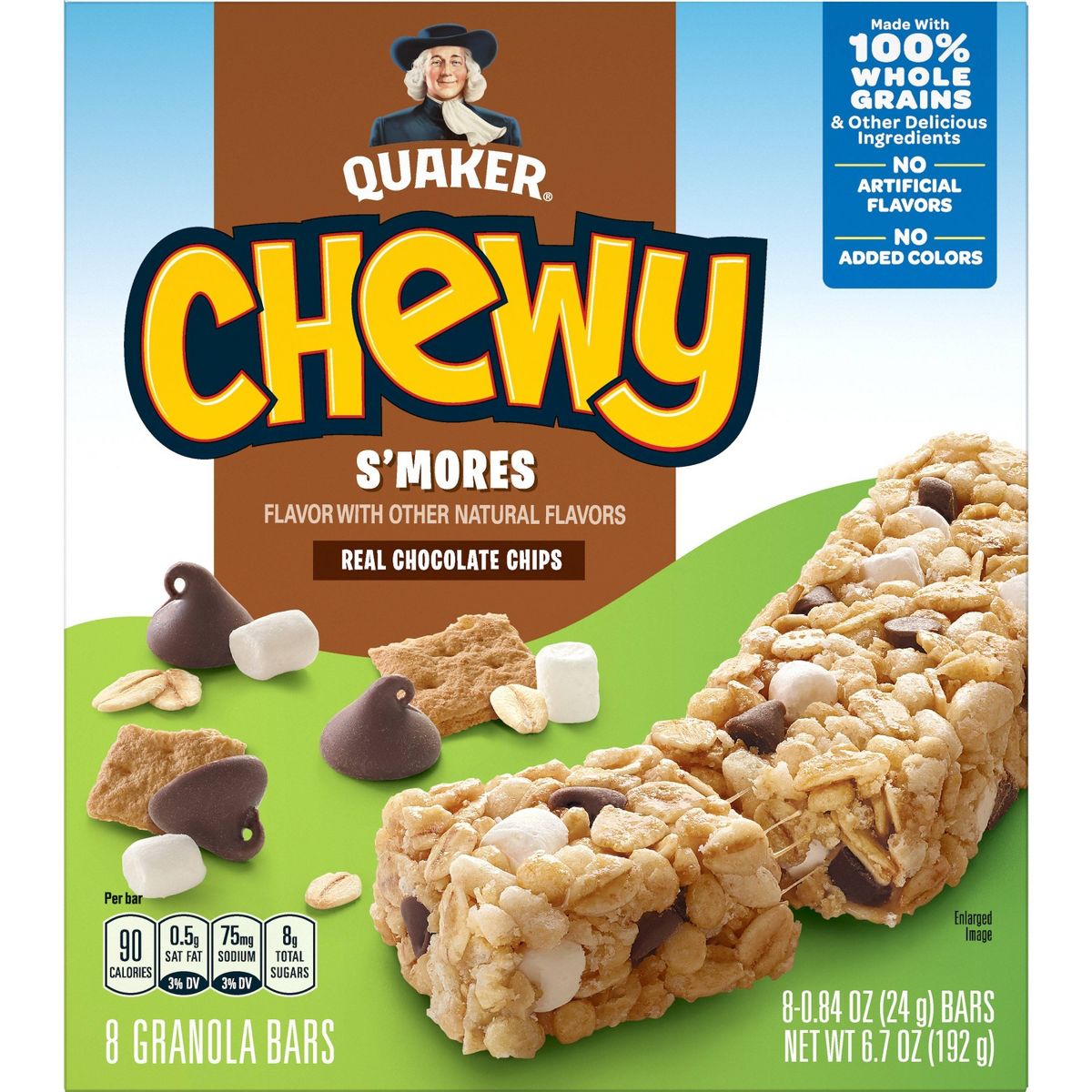 Quaker Chewy S'mores Barras de Granola - 6.7 oz/8 ct - Imagen 5