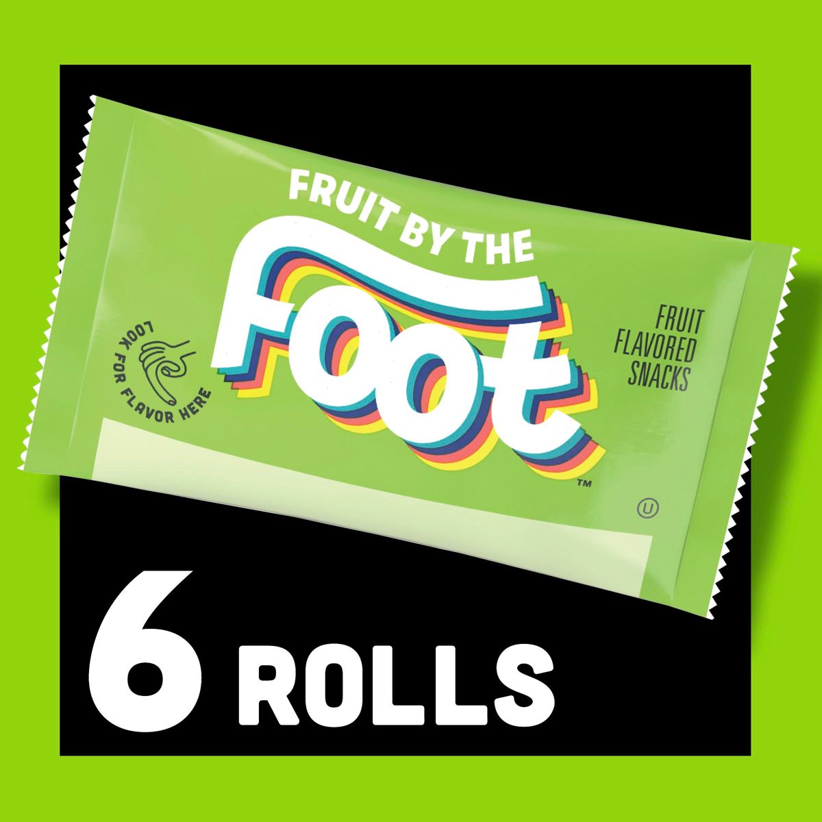 Fruit by the Foot Tie Dye Bocadillos de Fruta - 6ct - Imagen 5