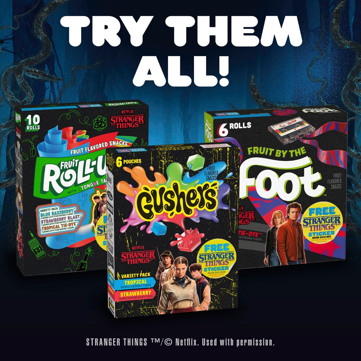 Fruit by the Foot Tie Dye Bocadillos de Fruta - 6ct - Imagen 8