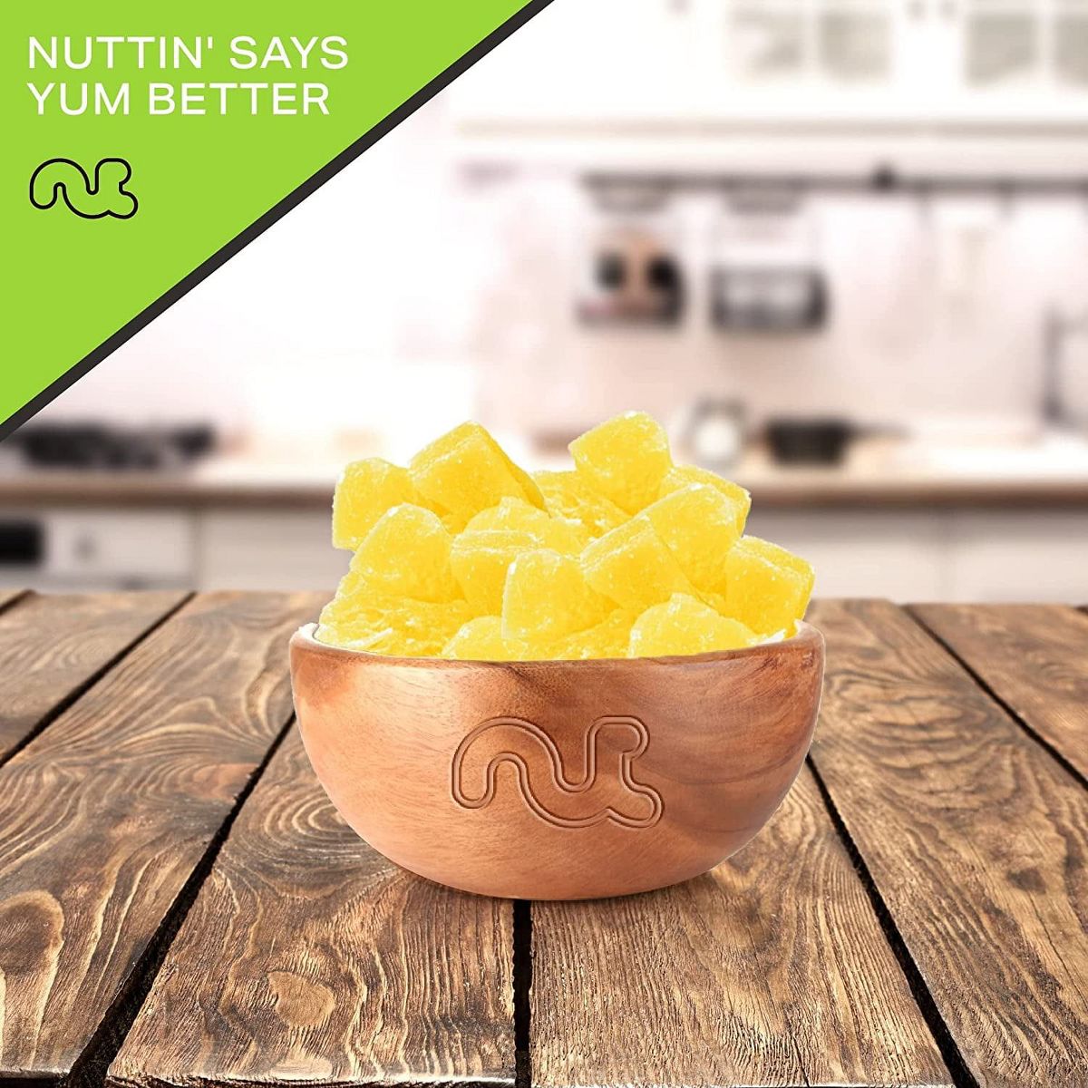 Trozos de Piña Seca al Sol, con Azúcar Añadida por Nut Cravings - Imagen 3