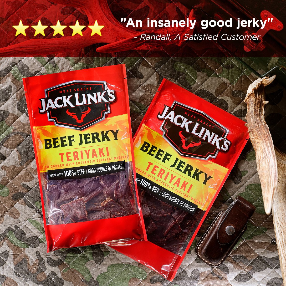 Jack Link's Teriyaki Beef Jerky Mega Pack - 8 oz - Imagen 9