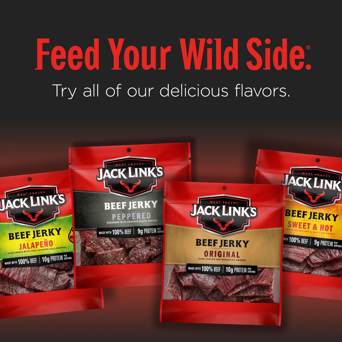 Jack Link's Teriyaki Beef Jerky Mega Pack - 8 oz - Imagen 10