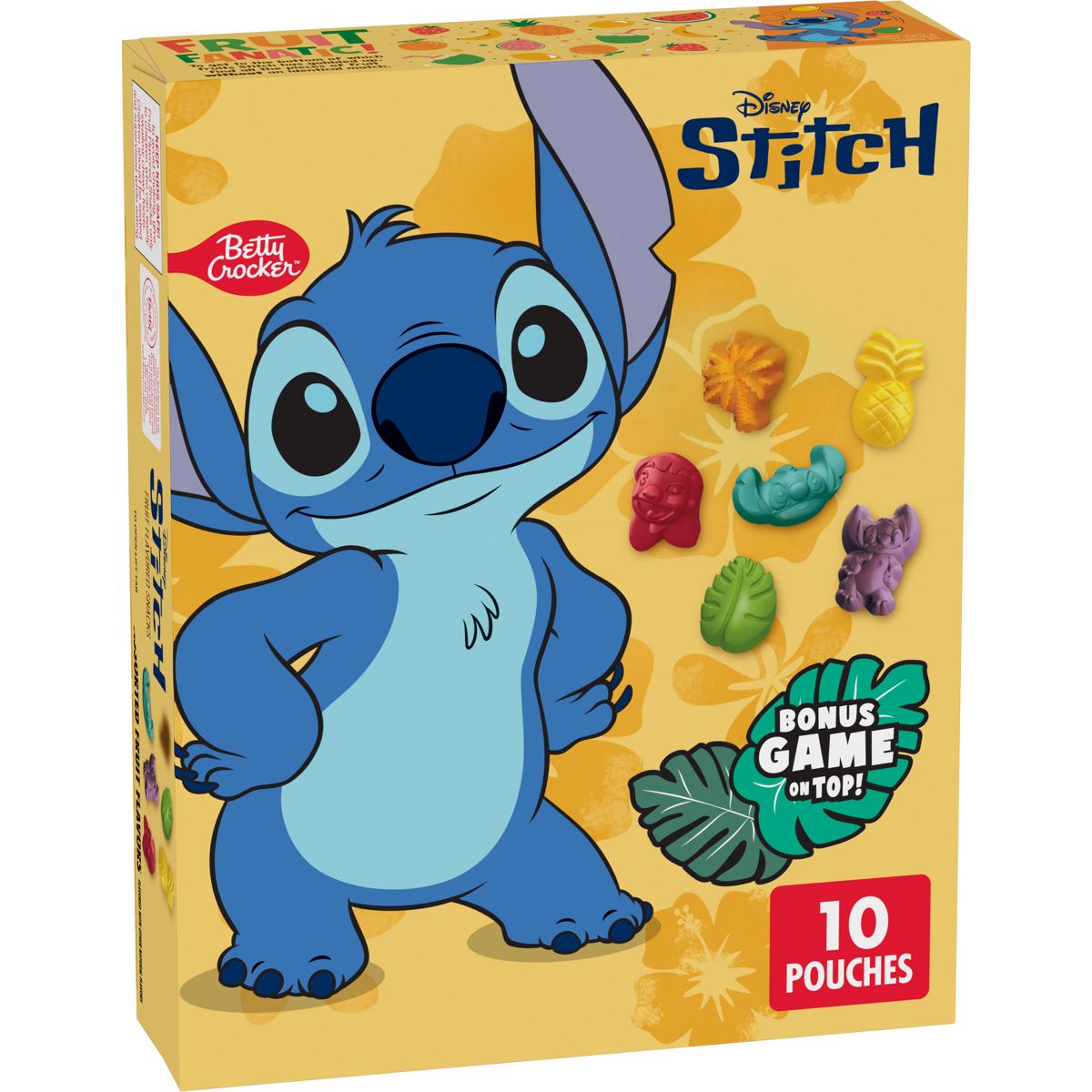 Betty Crocker Fruit Shapes Lilo & Stitch Bocadillos de Fruta - 8 oz / 10 ct