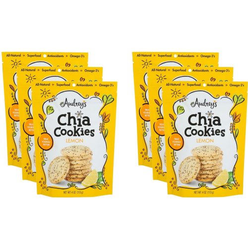 Galletas de Limón con Chía Audrey's - Paquete de 6 - 4 oz